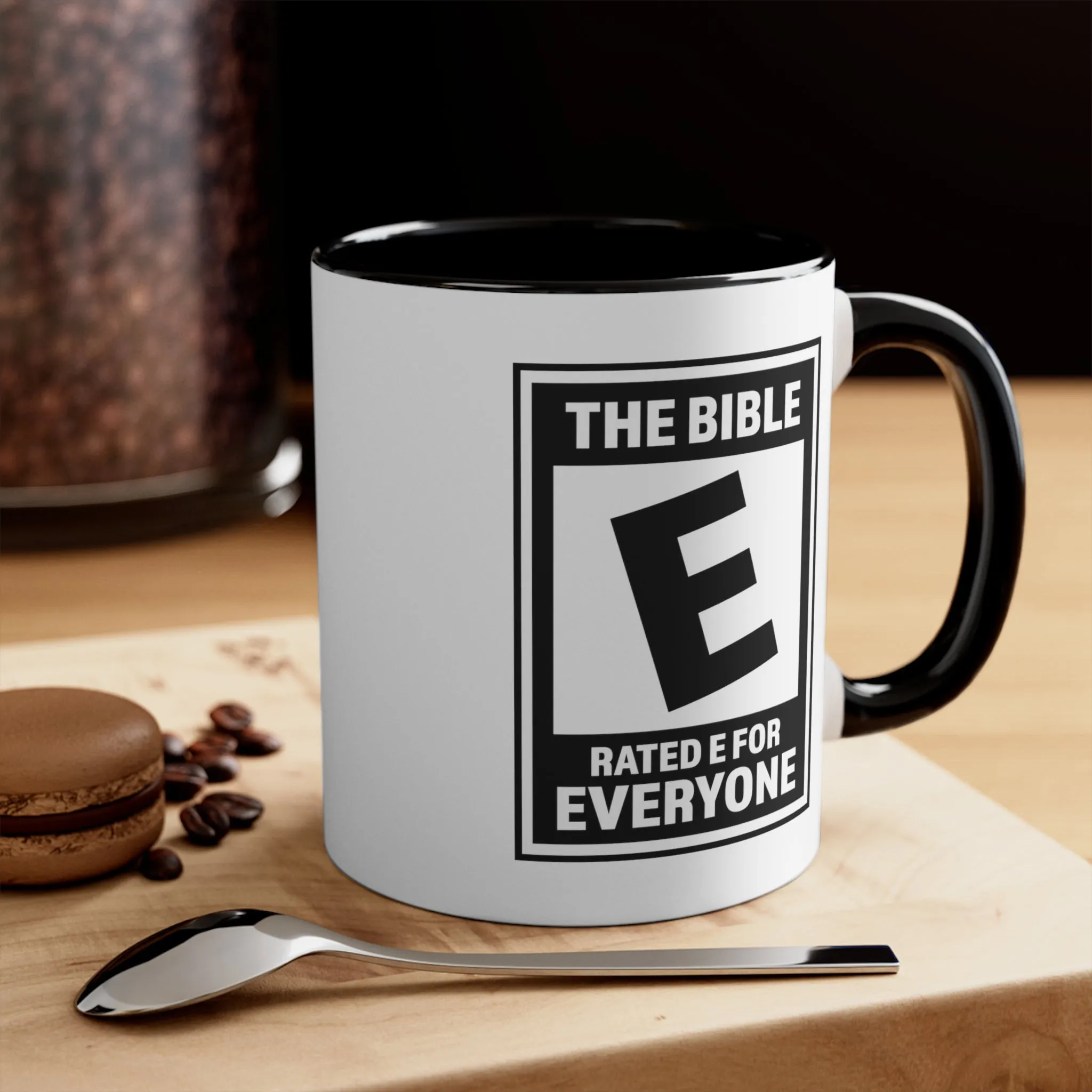 The Bible Rated E Mug