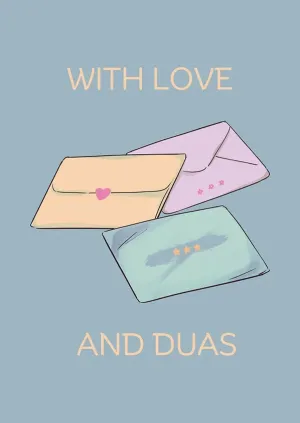 With Love And Duas Greeting Card