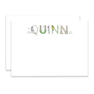 Woodland Personalized Stationery